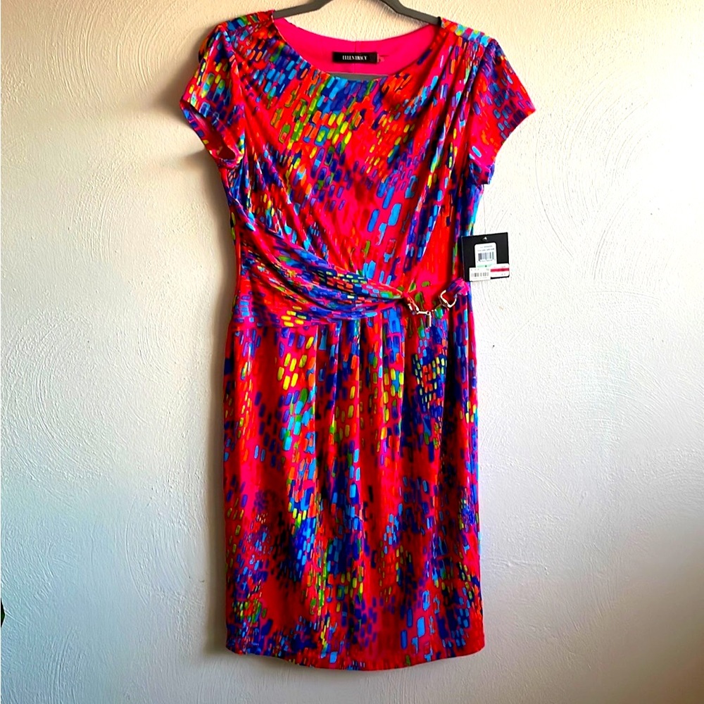 NWT Ellen Tracy Dress Size 8 Womens